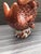 Orange Vintage Chinese Porcelain Hand Painted Orange Glaze Koi Fish Vase For Sale - Image 8 of 8