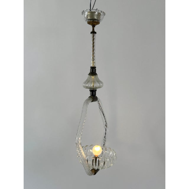 Mid-Century Pendant Lamp from Barovier & Toso, Italy, 1950s For Sale - Image 10 of 18