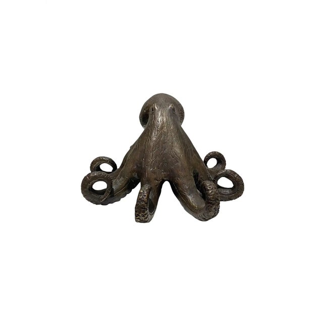 A wonderful example of a hollow-cast bronze octopus. This piece features wonderful detail and resemblance to a real...