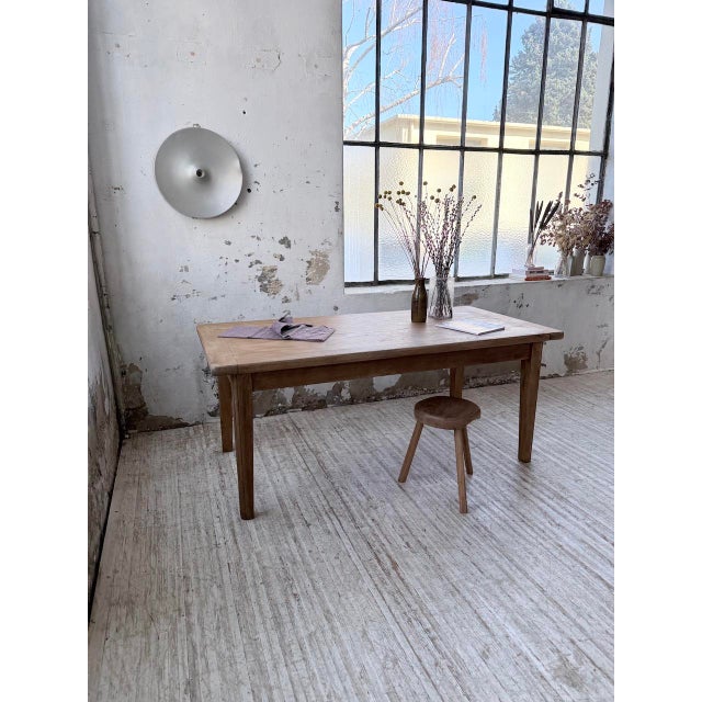 Vintage Farmhouse Table in Oak, 1970s For Sale - Image 6 of 18