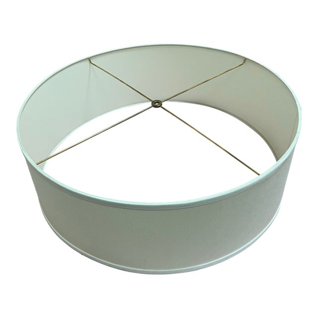 Large Drum / Wheel Lamp Shade For Sale