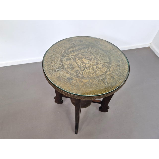 Amsterdam School Art Deco Occasional Table with Copper Top, 1920s For Sale - Image 14 of 14