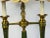 Traditional 1980s Chelsea House Solid Brass Candelabra Style Table Lamp With Rectangular Silk Shade For Sale - Image 3 of 12