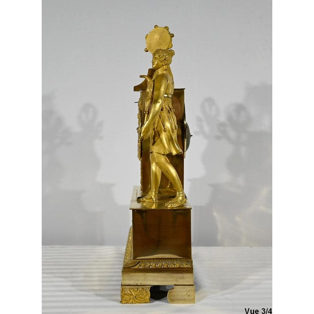 Golden Bronze Clock, Early 19th Century For Sale - Image 18 of 18