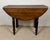 Brown Spanish Wood Drop-Leaf Dining Table with Turned Legs, 1920 For Sale - Image 8 of 15