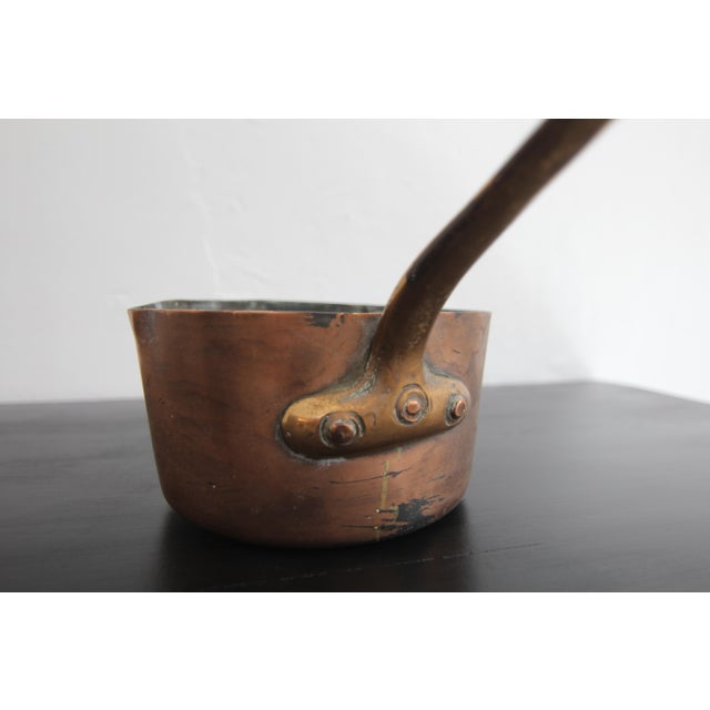 Copper Early 20th Century French Copper Pot, 1890s For Sale - Image 8 of 15