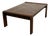 Vintage Belgian Modern Brutalist Oak and Fossil Slate Coffee Table, 1970s For Sale