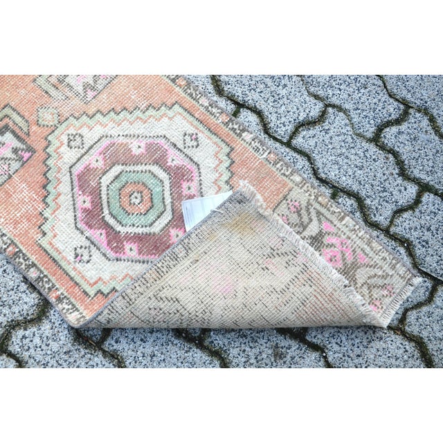 1960s 1960s Vintage Handknotted Turkish Rug For Sale - Image 5 of 6