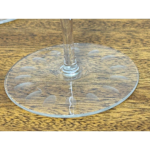 Libbey Rock Sharpe Wine Glasses, Set of Seven For Sale - Image 12 of 12