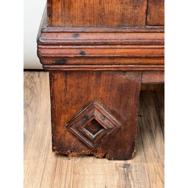 Antique Continental Pine Cupboard Probably German C. Early 18th Century For Sale In Boston - Image 6 of 12