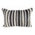 Turkish Hemp Pillow Cushion Natural Beige Black Pillow Cushion Cover 16 "x 24" For Sale