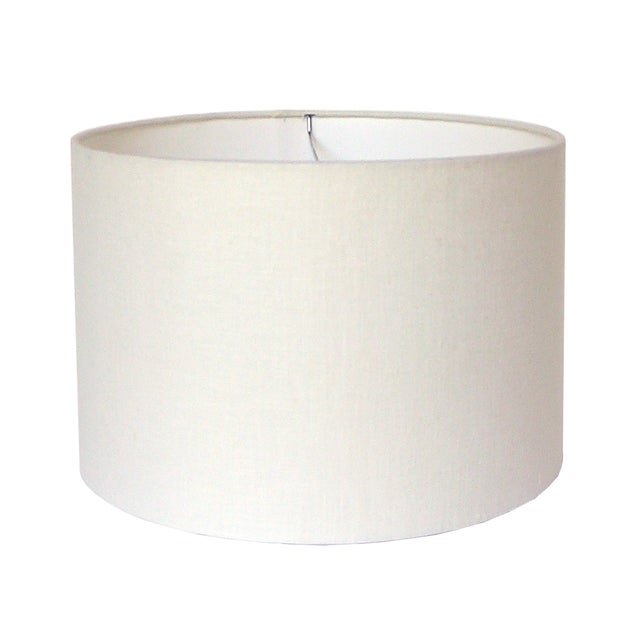OffWhite Linen Lamp Shade Chairish