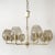 This eight-armed ceiling light was produced in Germany between the 1950s and 1960s. The lamp has its original wiring and...