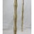 Wood and Brass Faux Bamboo Legs White Sofa Side Table, For Sale - Image 10 of 12