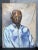 Vintage Original Oil Painting Portrait of an African American Man For Sale - Image 12 of 12