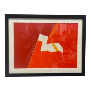 Vintage Abstract Print by Spanish Artist, Paulo Palazuela For Sale