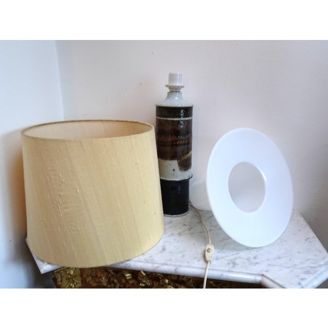 Large Stoneware Table Lamp by Inger Persson for Rörstrand, Sweden For Sale - Image 12 of 18