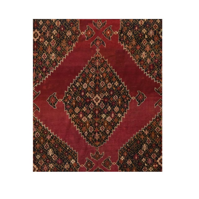 Traditional Antique Karabagh Rug 6'6'' X 14'7'' For Sale - Image 3 of 4