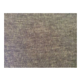 Plum Textiles Thistle Mustard Linen For Sale
