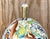 Ceramic Vintage Boho Hand Painted Lamp For Sale - Image 7 of 12