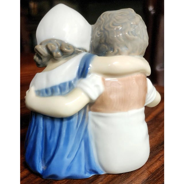 Contemporary Bimg & Grondahl Danish Hand-Painted Porcelain Fine Figurine For Sale - Image 3 of 13