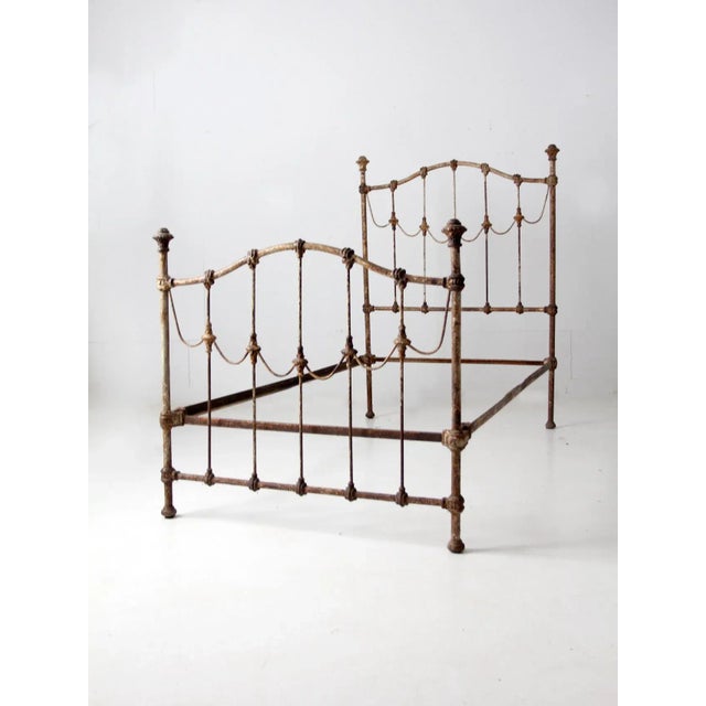 Victorian Antique Victorian Twin Bed For Sale - Image 3 of 12