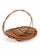 Mid-Century Modern Vintage Rattan Fruit Bowl Basket Centerpiece by Franco Albini, 1950s For Sale - Image 3 of 16