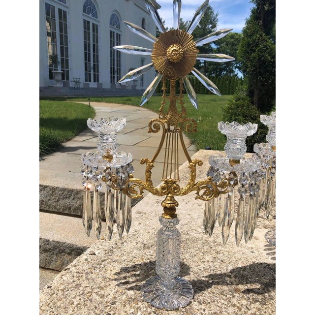 Metal Regency Candelabra - a Pair For Sale - Image 7 of 11