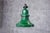 2000 - 2009 Industrial Enamel Ceiling Lamp in Green, 2000s For Sale - Image 5 of 8