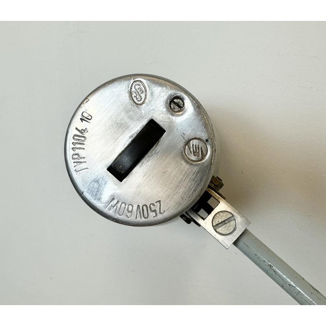 Industrial Grey Table Lamp from Elektrosvit, 1970s For Sale - Image 9 of 18