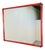 Italian Postmodern Red Frame Mirror, 1980s For Sale