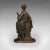 Bronze 1920 Female Antique Bronze Figure After Moreau For Sale - Image 8 of 13