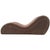 Italian Mocha Mohair Velvet S Shaped Chaise Lounge, 1970s For Sale - Image 9 of 9
