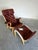 Mid-Century Modern 1980s Brown Leather Pernilla Chair and Ottoman by Bruno Mathsson for Dux Sweden, 2 Pieces For Sale - Image 3 of 14