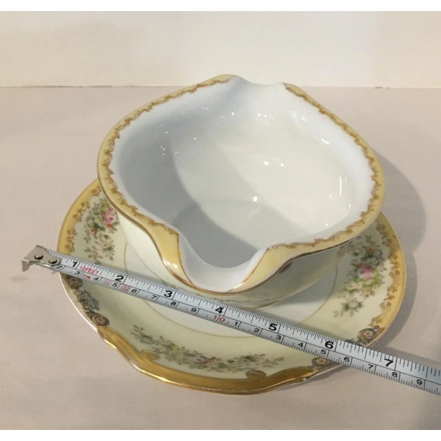 Mid 20th Century Meito China Langdon Gravy Boat and Creamer - 2 Pieces For Sale - Image 5 of 11