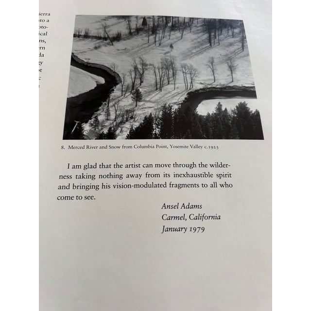 Signed Vintage Ansel Adams’ “Yosemite & the Range of Light”coffee Table