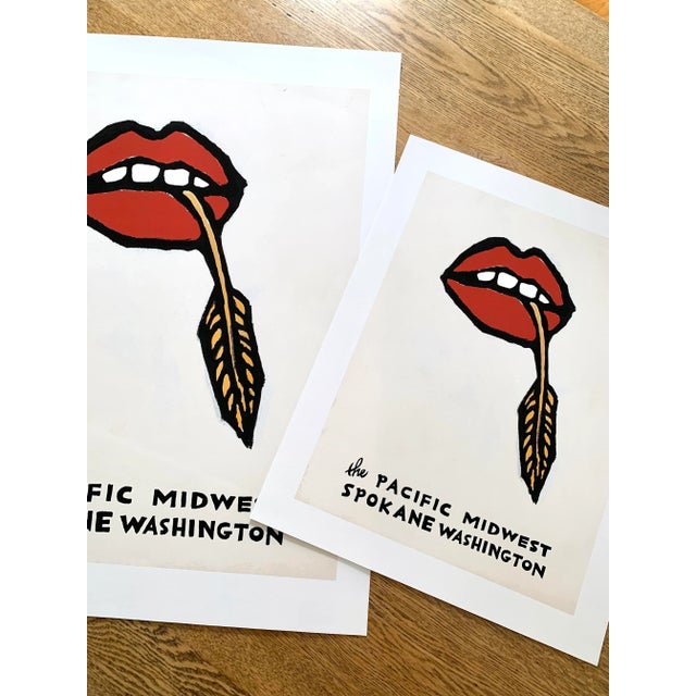 Mid-Century Modern 'Pacific Midwest' 16 X 20 Graphic Giclee Poster by Neicy Frey For Sale - Image 3 of 10