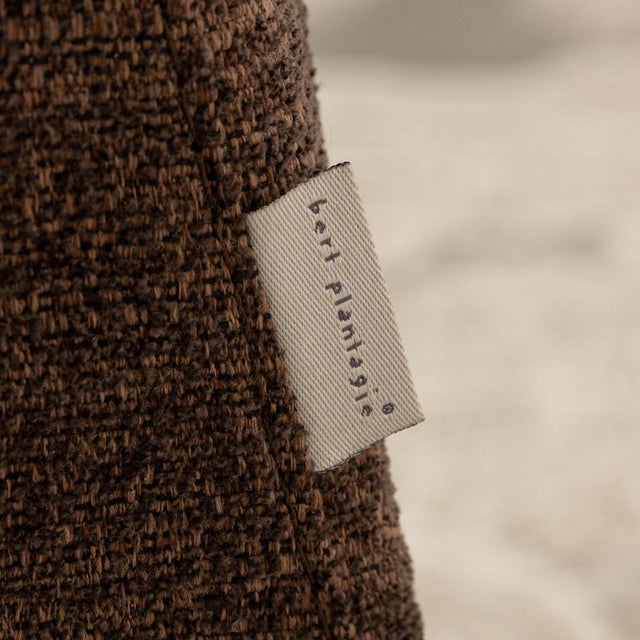 Arc-E Fabric Chairs in Brown from Bert Plantagie, Set of 8 For Sale - Image 6 of 11