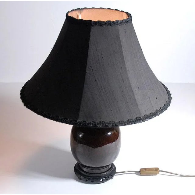 Ceramic Italian Ceramic Table Lamp, 1960s For Sale - Image 7 of 8