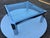 Metal Vintage Mid Century Modernist Chrome Glass Coffee Table Milo Baughman Style For Sale - Image 7 of 18