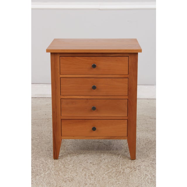 Age: C.2009 Details: Solid Cherry Craftsmen Signed Dovetailed Drawer Construction High Quality Construction Studio Crafted...