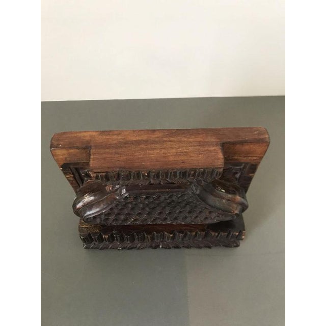 Mid-18th Century Wood Hand-Carved Architectural Sculpture, China, 1770 For Sale - Image 11 of 18