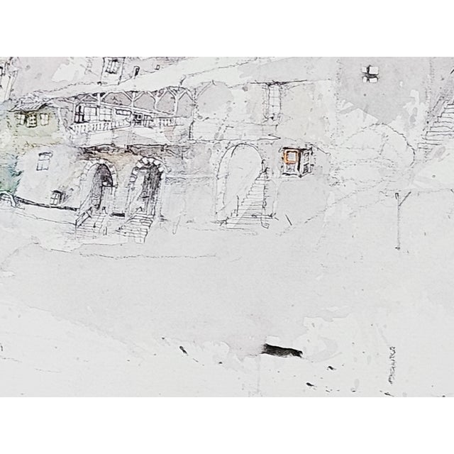 Alexander Befelein, Portovenere, 1989, Watercolor For Sale - Image 6 of 18