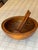 Wood Vintage David Auld Monumental Bowl With Matching Servers- 3 Pieces For Sale - Image 7 of 10