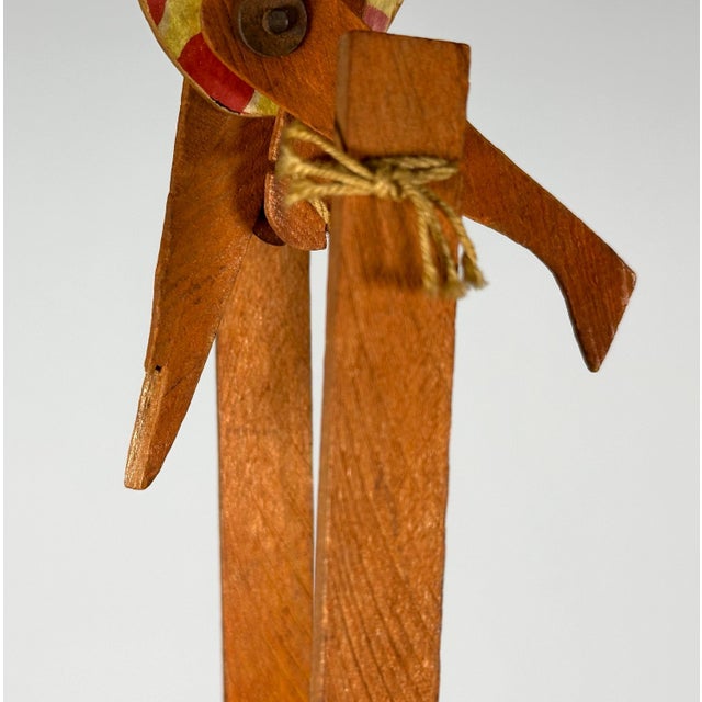 Yellow Antique Palmer Cox Brownie Acrobat Toy: Early 1900s Squeeze Toy For Sale - Image 8 of 10