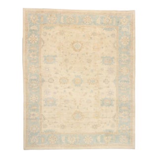 Turkish Oushak Rug with Modern Style - 12'10 x 15'08 For Sale