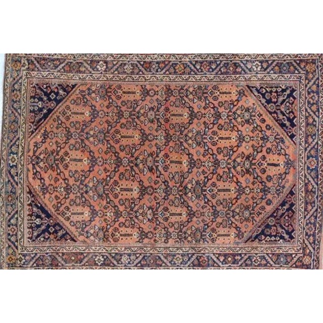 Wool pile genuine hand made very fine antique Persian Sultanabad-