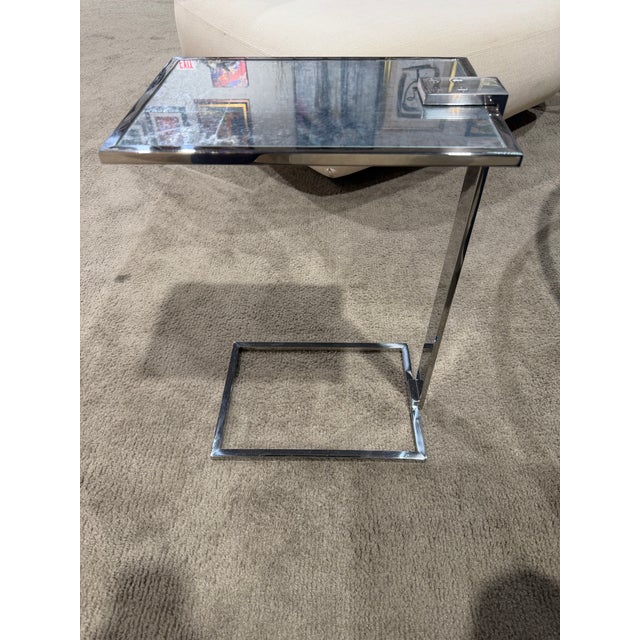 Early 21st Century Restoration Hardware Franz Eglomise Side Table For Sale - Image 5 of 7