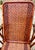 1920s Adjustable Rattan Chaise Longue with Ottoman, 1920s For Sale - Image 5 of 13