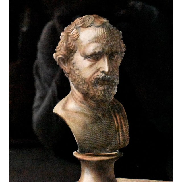 Antique Greek Bust Sculpture Engravings by Nicolas Vanni - a Pair For Sale - Image 9 of 13